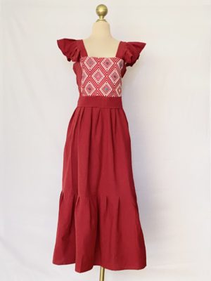 Vestido Gala Telar Largo