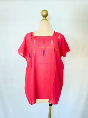 Blusa Extra Bordada A Mano