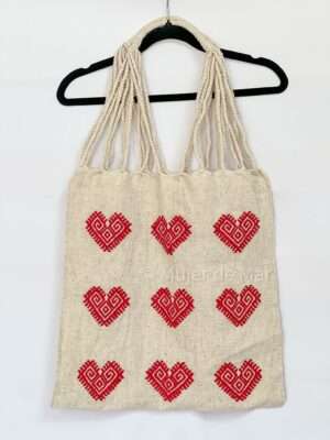 Bolsa Telar Corazones